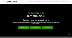 Desktop Screenshot of domainsx.net