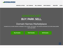 Tablet Screenshot of domainsx.net